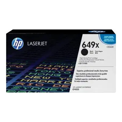 HP Cartridge No 649X HP649X HP 649X Black Schwarz (CE260X)