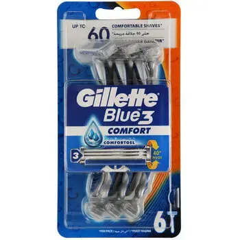 Gillette Blue3 Comfort - Pohotová holítka 6.0ks