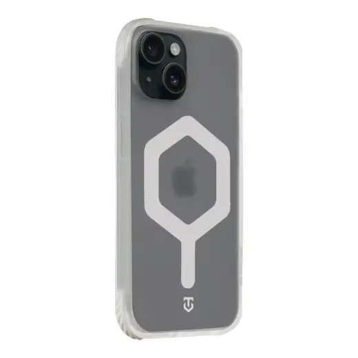 Tactical MagForce Hexagon Cover for Apple iPhone 15 T-White