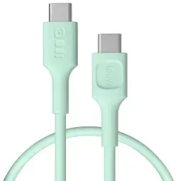 Green Cell PowerFlex data transfer and charging cable | USB-C to USB-C | 100W | 0.3m | green