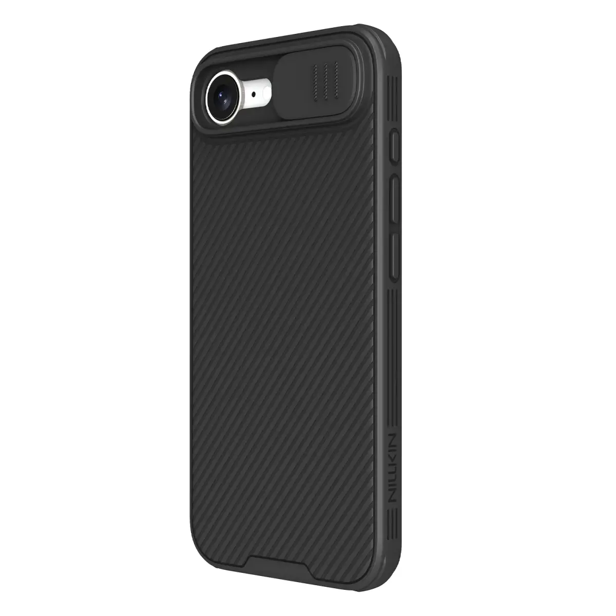 Nillkin CamShield PRO Hard telefona maciņš priekš iPhone 16e melns (ar kameras aizsargu)