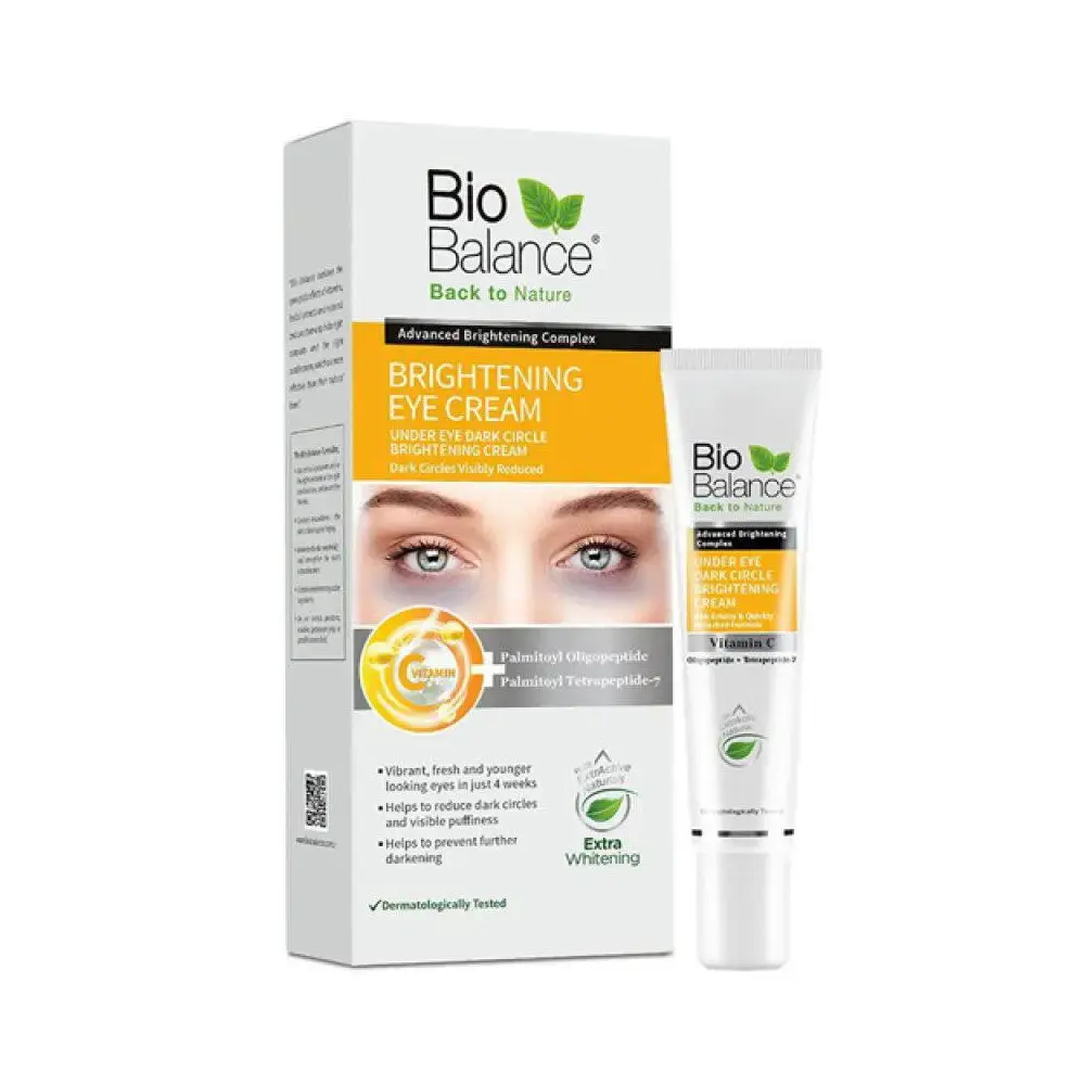 Bio Balance, Brightening, Brightening & Illuminating, Day & Night, Eye Cream, 15 ml