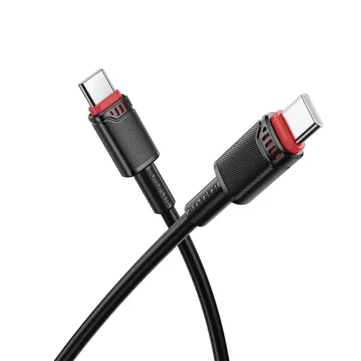 Borofone BX110 Beneficio data transfer and charging cable | USB-C to USB-C | 60W | 1m | black