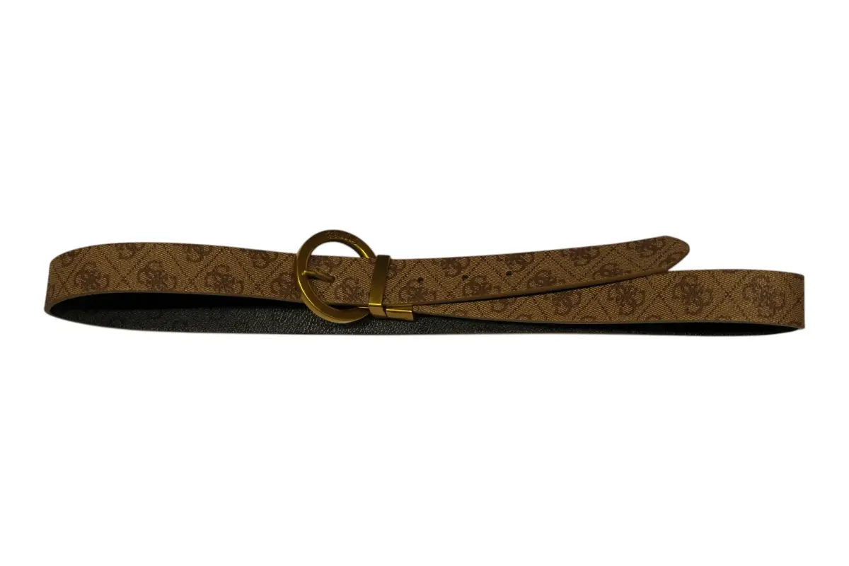 Guess, Naya, Textile Belt, Beige, For Women