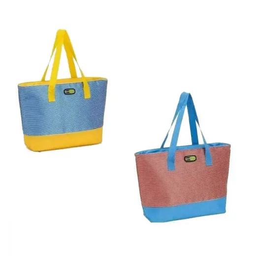 Термосумка Beach Tote ассорти, красно-синий / сине-желтый