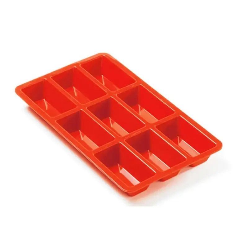 Mini cake tin 9 pieces silicone Juliette 17x29,5x3cm 