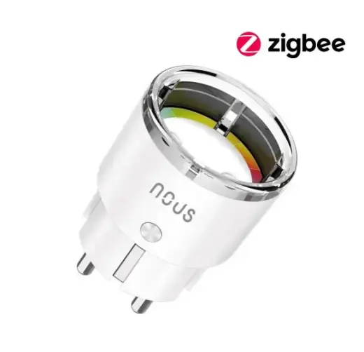 Smart ZigBee Socket NOUS A1, 10A with energy meter, TUYA / Smart Life