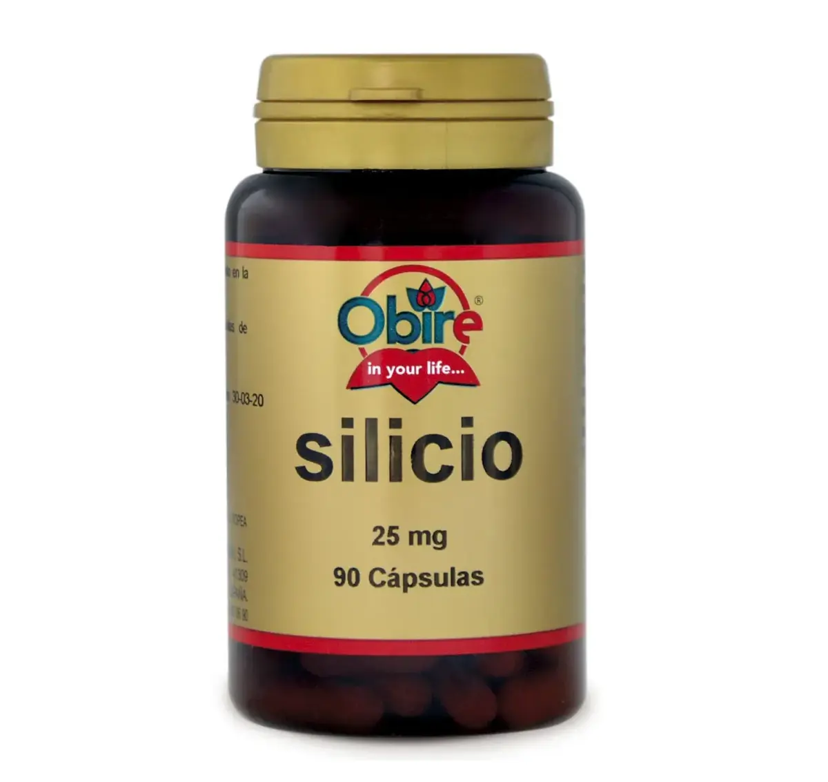 Obire Silicio 25 Mg 90 Caps