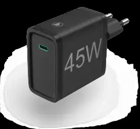 Hama USB type-C 45W Black