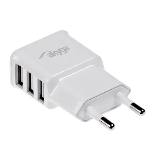 Akyga AK-CH-05 tīkla lādētājs | 15W | USB-A | balts
