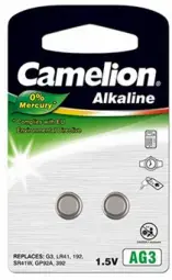 Baterijas Camelion AG3/ LR41/ LR736 / 392