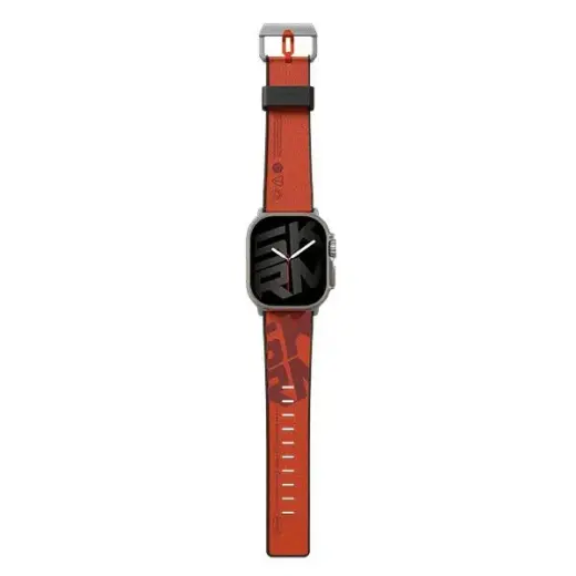 Skinarma Spunk viedpulksteņa siksniņa priekš Apple Watch Ultra (49 mm) | silikons | oranža