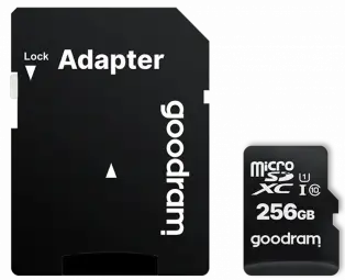 Goodram MICROSDHC 256GB CLASS 10|UHS 1 + ADAPTER