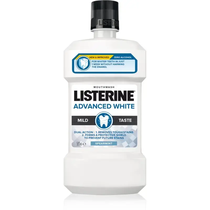 Listerine Advanced White Delicate Taste - Whitening Mouthwash - 500ml