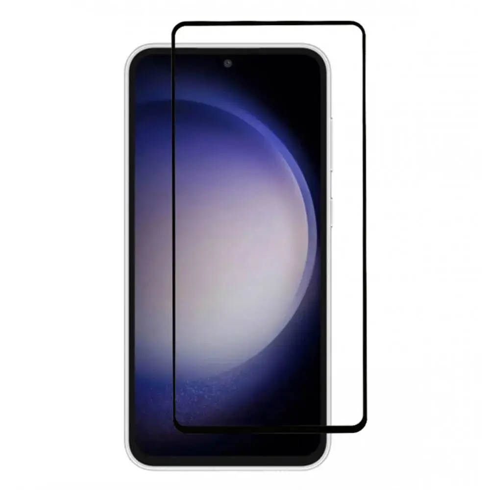 Fusion pilnam ekrānam aizsargstikls telefonam Samsung Galaxy S23 FE melns