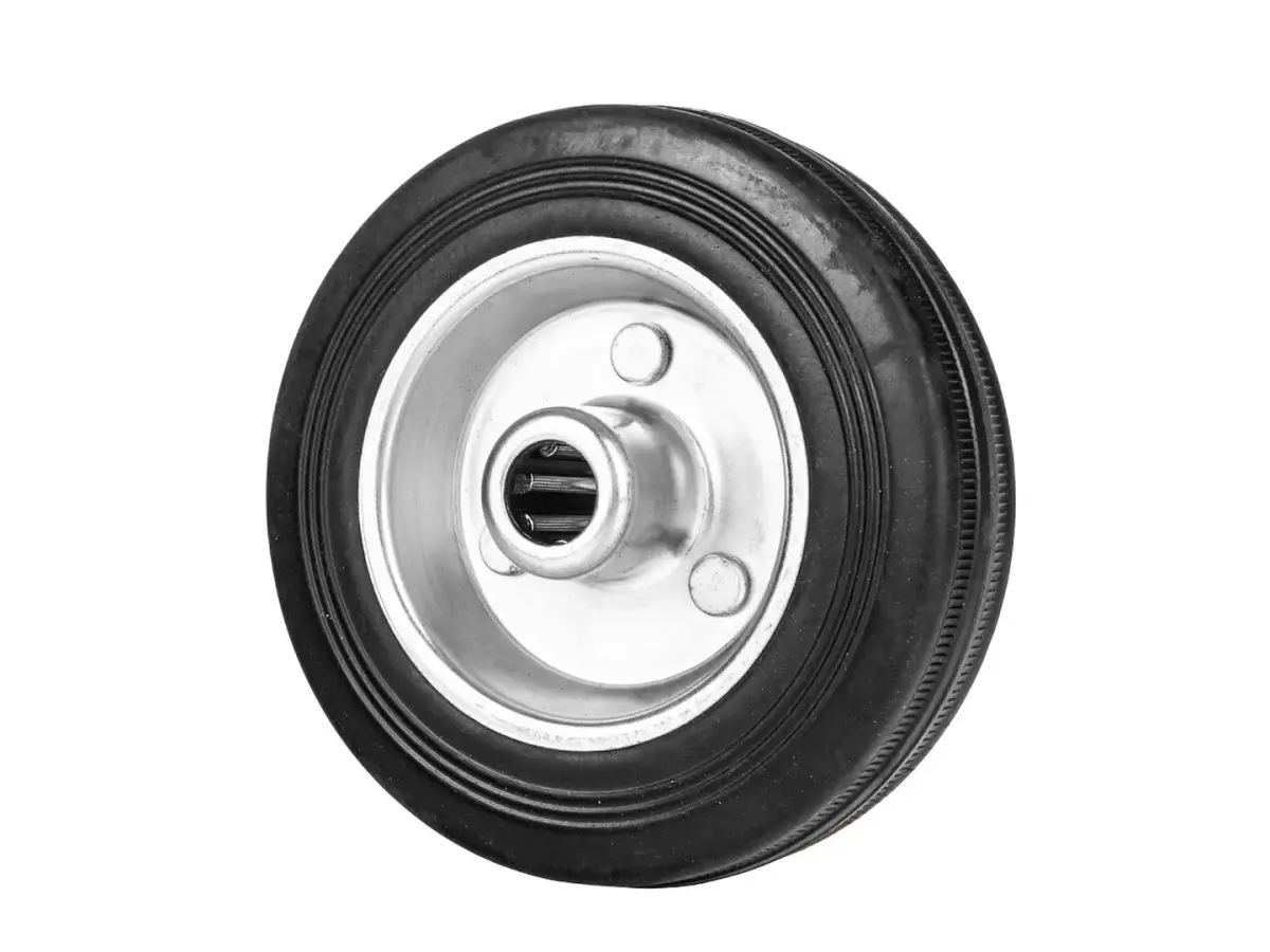 Tērauda-gumijas ritenis 100mm 60kg