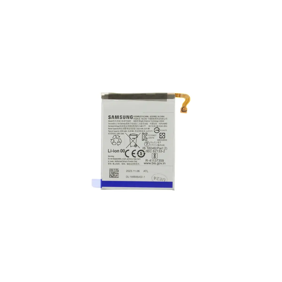 SAMSUNG EB-BF723ABY Battery Li-Ion 2630mAh (Service
