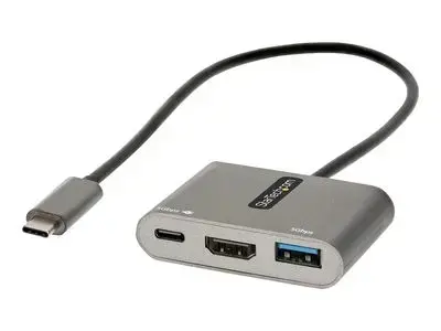StarTech.com USB-C Multiport Adapter - USB-A | USB-C | HDMI