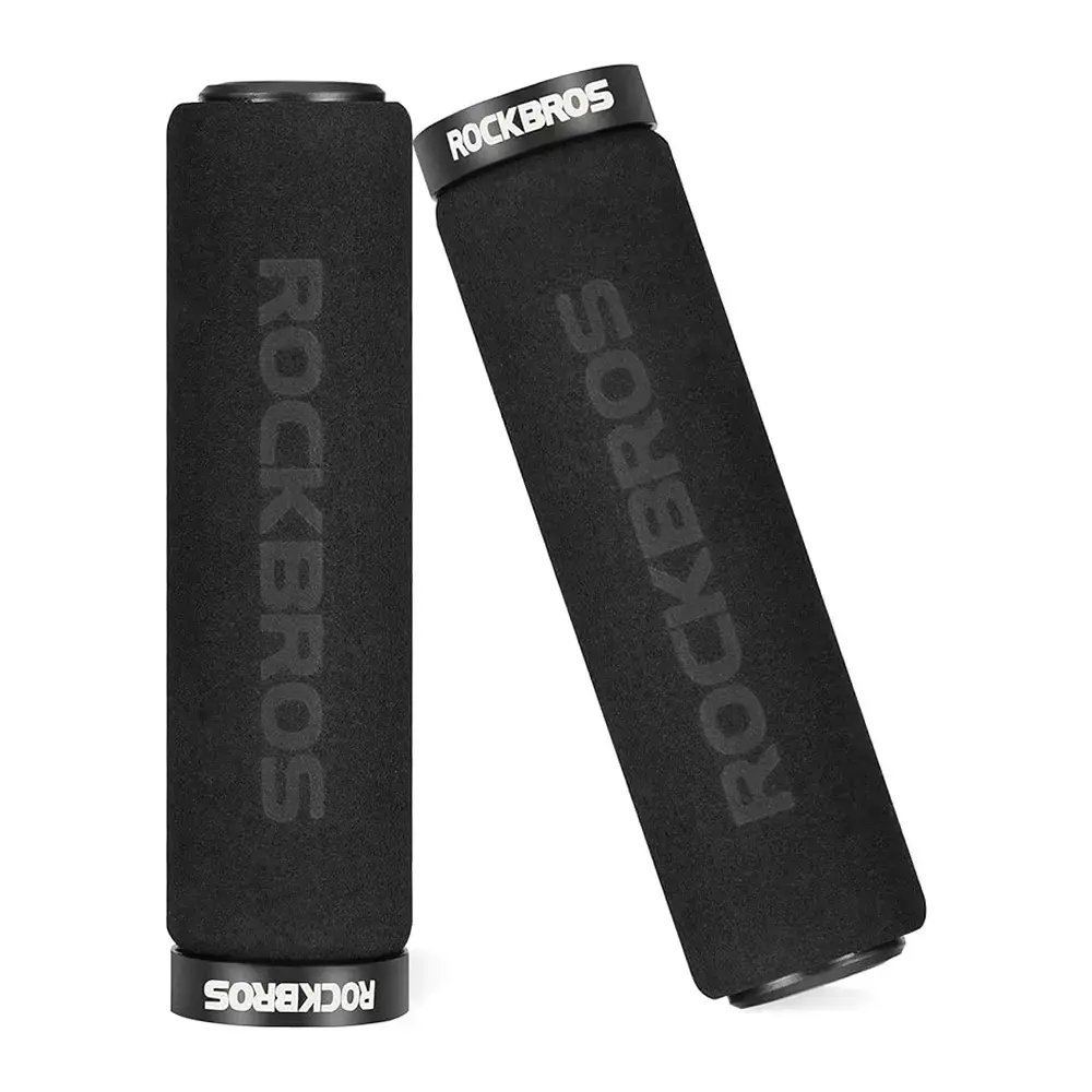 Rockbros BT1001BKBK sponge bicycle handlebar grips