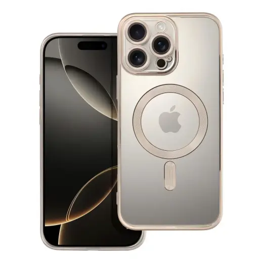 Electro Mag чехол с поддержкой MagSafe для телефона iPhone 16 Pro Max серый