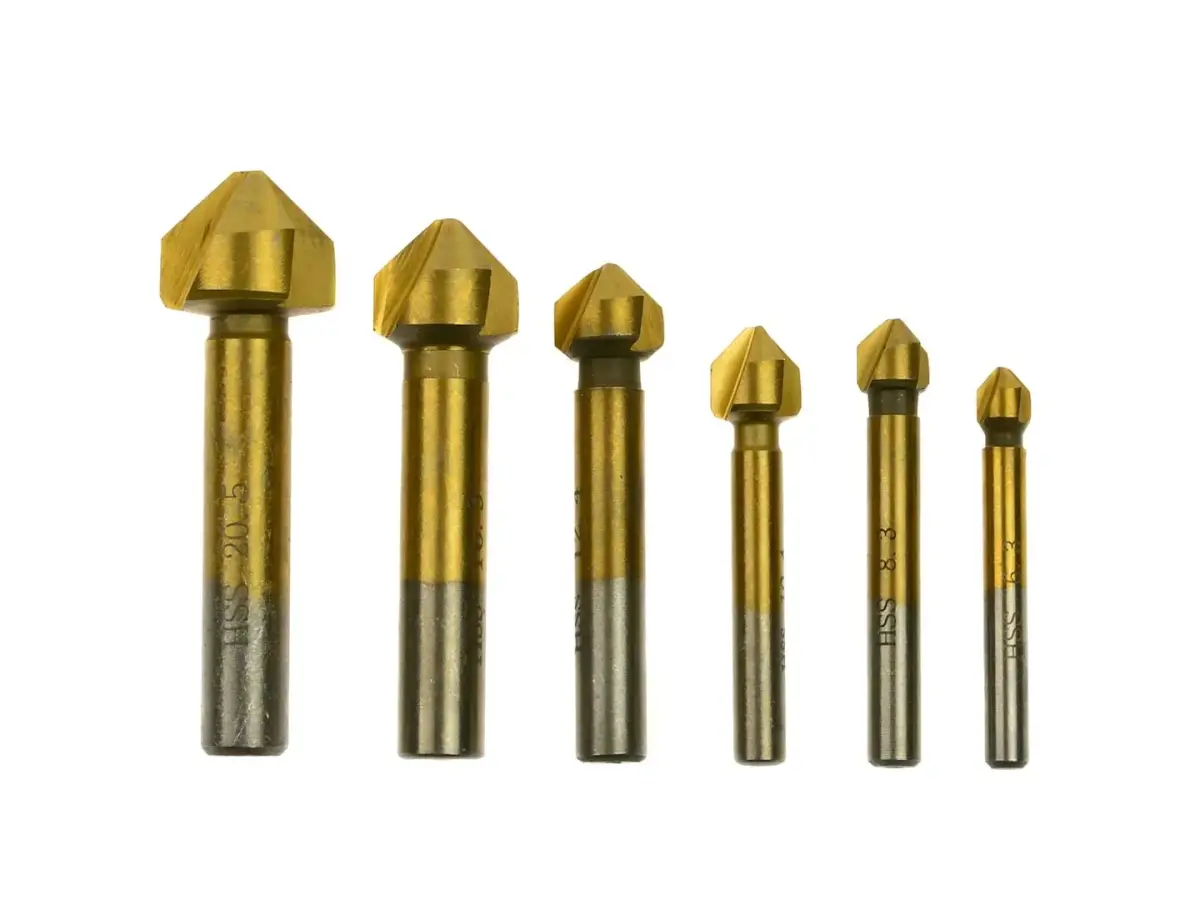 6 gab. konisko frēžu komplekts 6.3-20.5mm