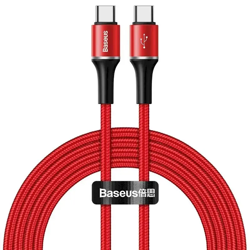Baseus halo data cable Type-C PD2.0 60W (20V 3A) 2m Red