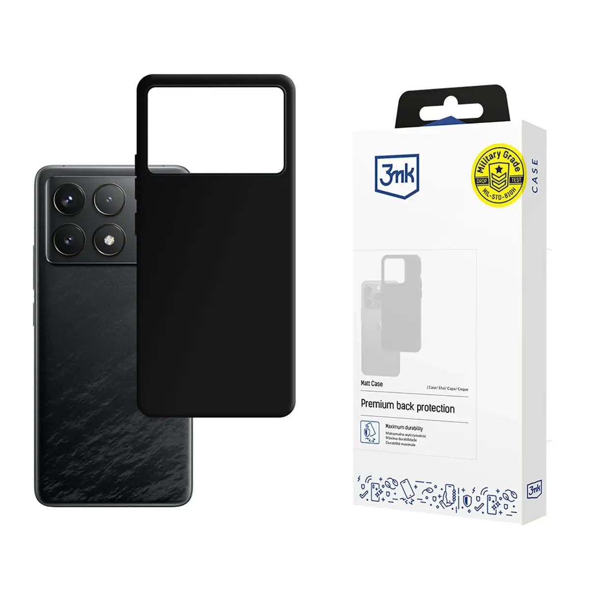 Poco F6 Pro - 3mk Matt Case