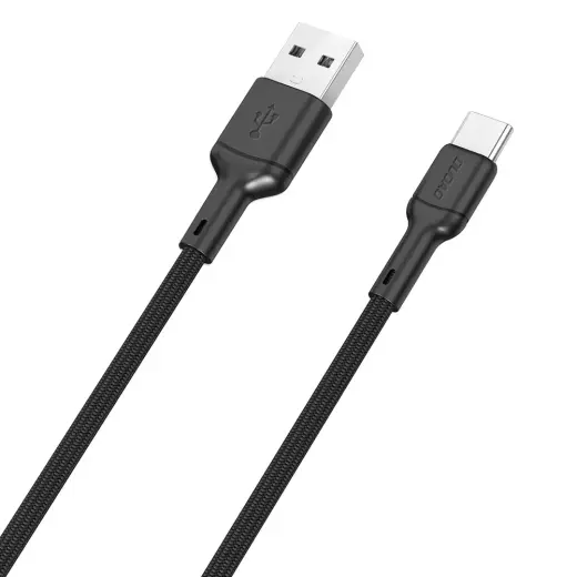 Dudao L9T data transfer and charging cable | USB-A to USB-C | 25W | 1m | black