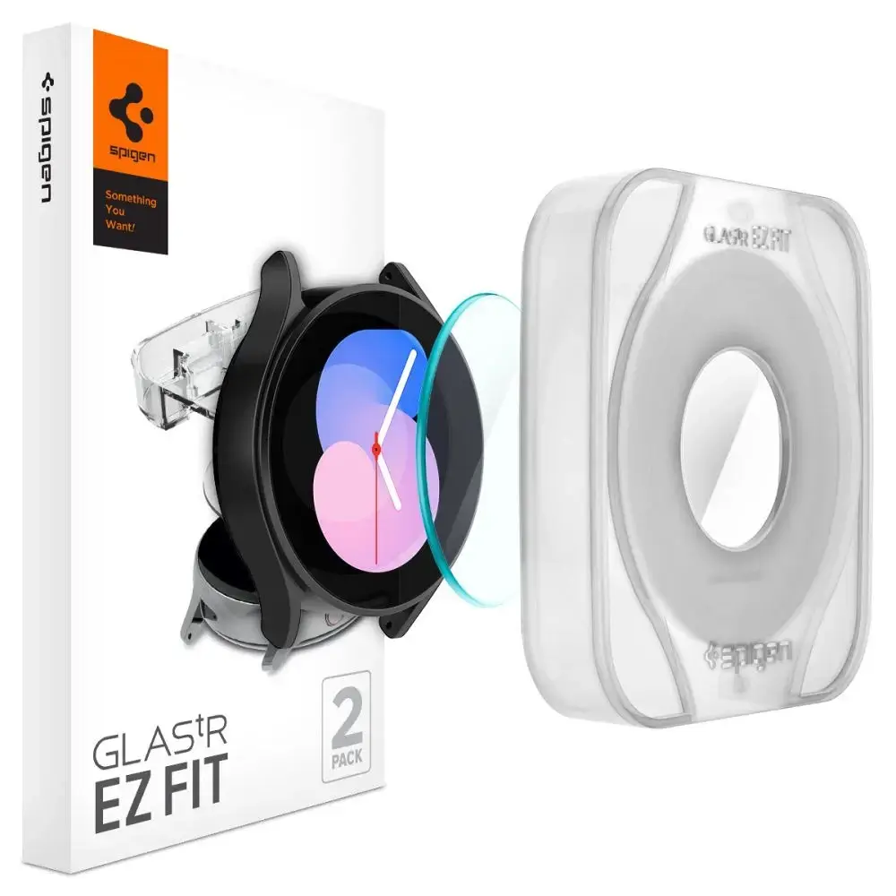 TEMPERED GLASS Spigen GLAS.TR "EZ-FIT" 2-PACK GALAXY Watch 4|5 (40 MM)