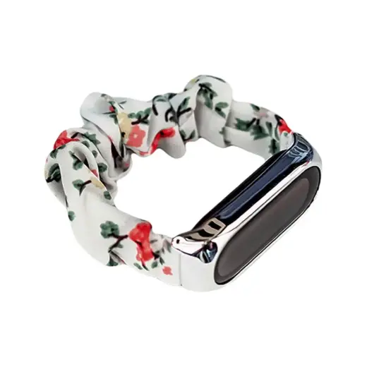 Fusion Cloth watch strap for Xiaomi Mi Band 3 | 4 | 5 | 6 white