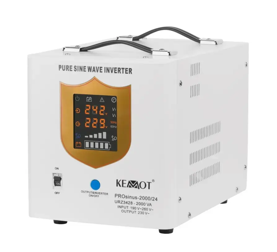 KEMOT 2000VA/1400W 24V/230VAC Nepārtrauktās barošanas bloks