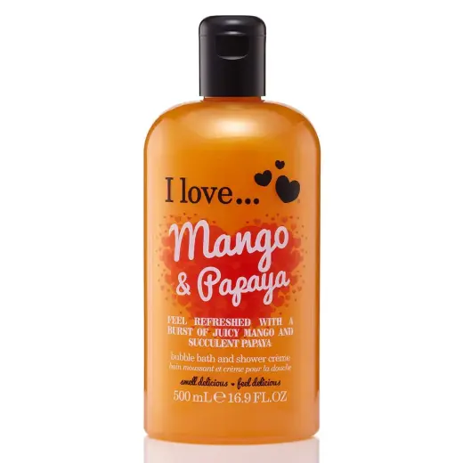I Love, Mango & Papaya, Cleansing, Shower Gel, 500 ml