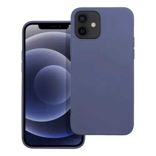 Matt phone case for iPhone 12 blue