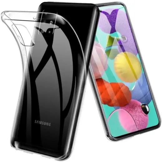 Fusion Ultra Back Case 1 mm Izturīgs Silikona Aizsargapvalks Priekš Samsung A415 Galaxy A41 Caurspīdīgs