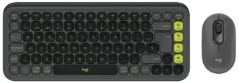 Klaviatūra + Pele Logitech POP ICON COMBO Graphite Green US