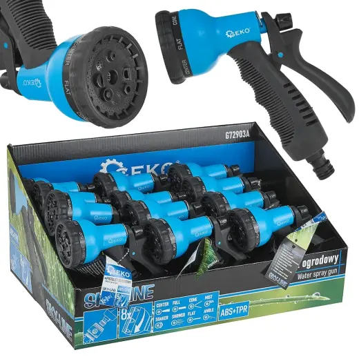 8 funktsiooniga reguleeritav kastmispüstol, SKY-LINE seeria
