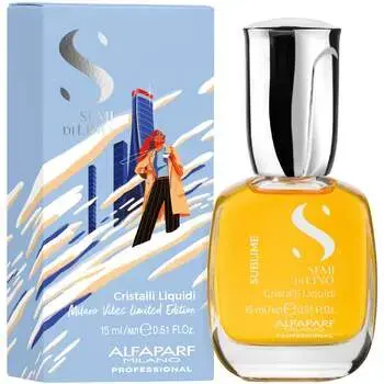 Alfaparf Milano Semi Di Lino Sublime Cristalli Liquidi Limited Edition II. - Rozjasňující sérum na vlasy 15ml
