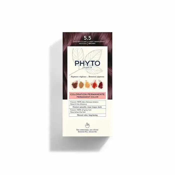 Phyto Hair Colour By Phytocolor 5.5 Light Mahogany Brown 180g