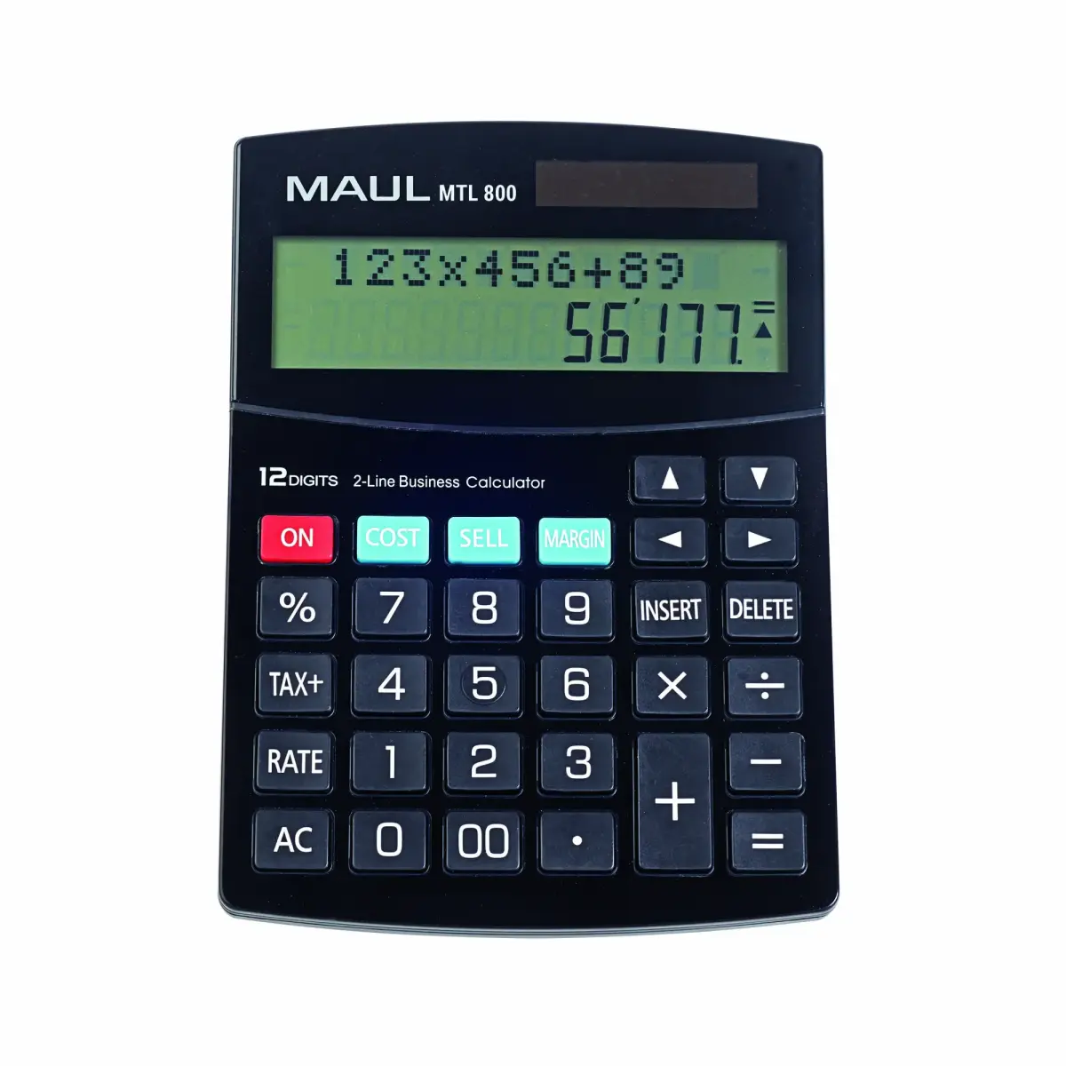 Desktop calculator MAUL MTL 800, 12 digits, 2 lines, cursor keys