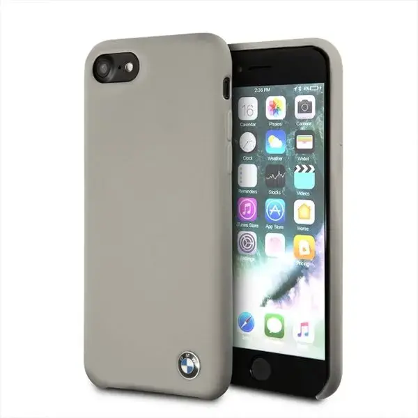 Etui hardcase BMW BMHCI8SILTA iPhone 7|8 SE 2020 | SE 2022  beżowy|taupe Silicone