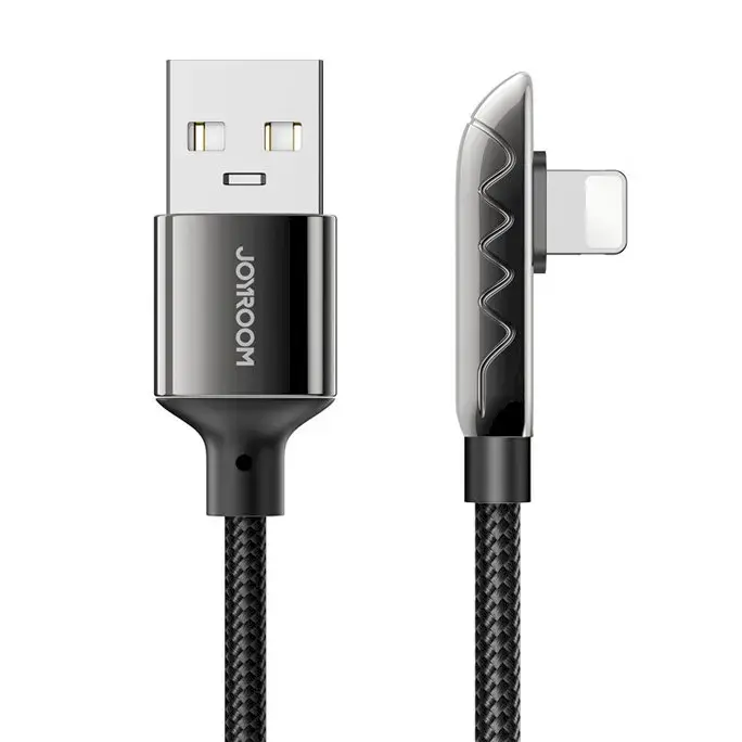 Joyroom Gaming USB Cable - Lightning Charging | Data 2.4A 1.2m Black (S-1230K3)