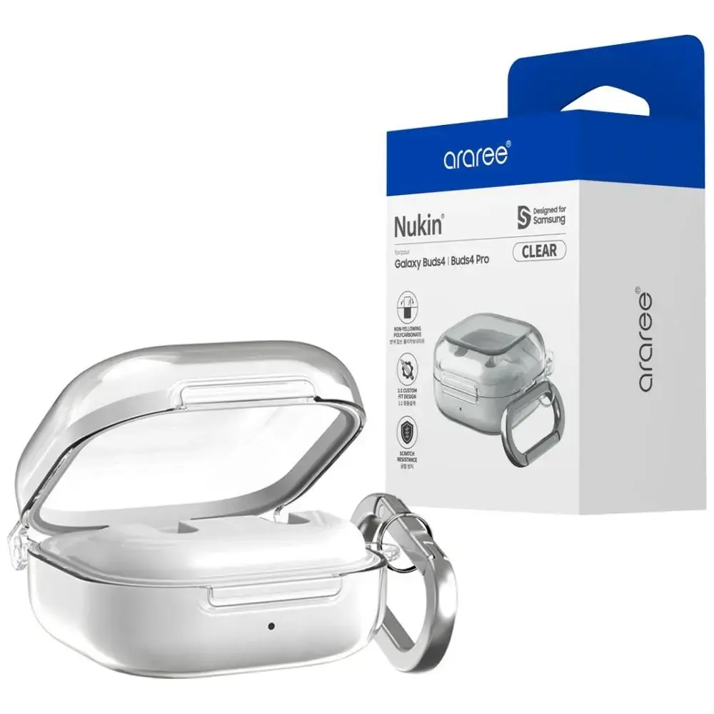 Case Araree Nukin for Samsung Galaxy Buds 4 / Buds 4 Pro transparent