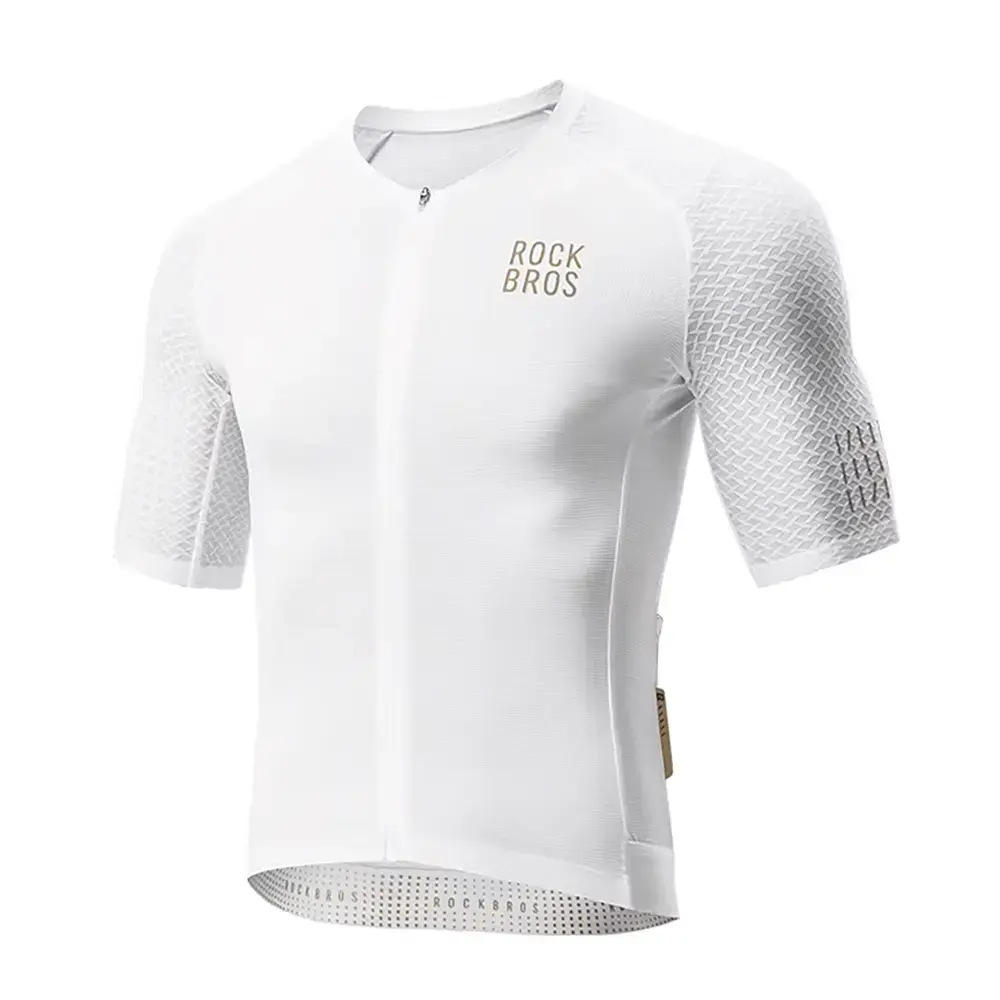 Rockbros YDDX011 Diamond Short Sleeve Cycling Jersey Size XL - White