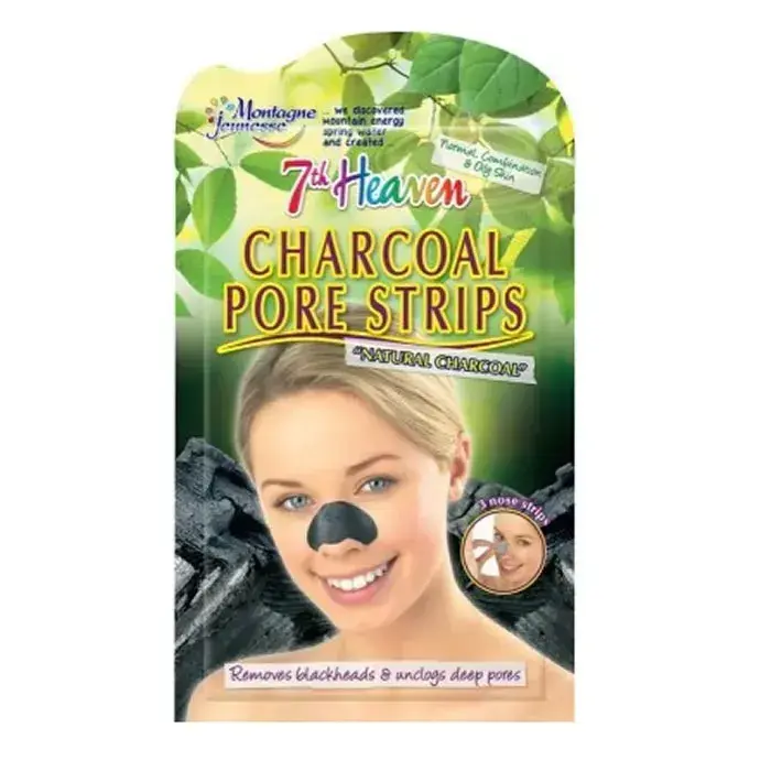 MONTAGNE JEUNESSE Charcoal Pore Strips, 3 Count