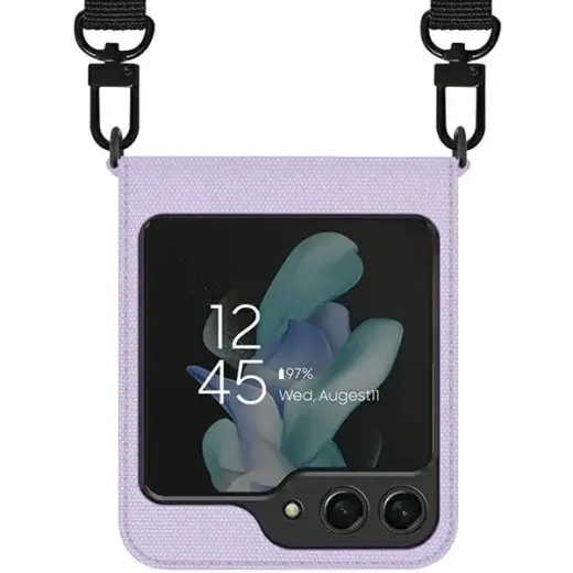 Araree case Canvas Diary Sam Z Flip5 F731 purple|purple AR10-01778C