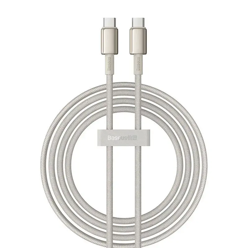 Baseus P10319800G21-01 datu pārraides un uzlādes vads | USB-C uz USB-C | 100W | 2m | zelta