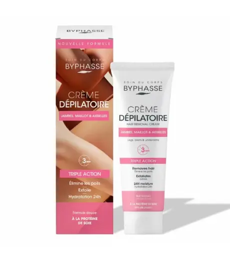 Byphasse, Byphasse, Hair Removal Cream, For All Skin Types, 125 ml