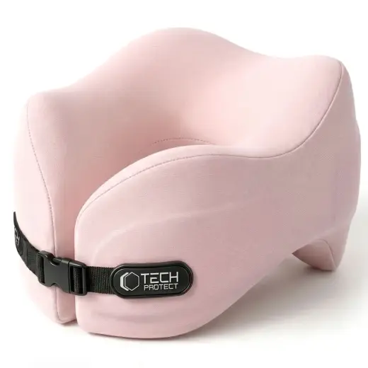 TECH-PROTECT COMFORTREST TRAVEL NECK PILLOW PINK