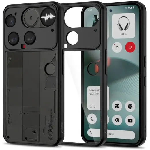 TECH-PROTECT MAGMAT NOTHING PHONE 3 BLACK|CLEAR