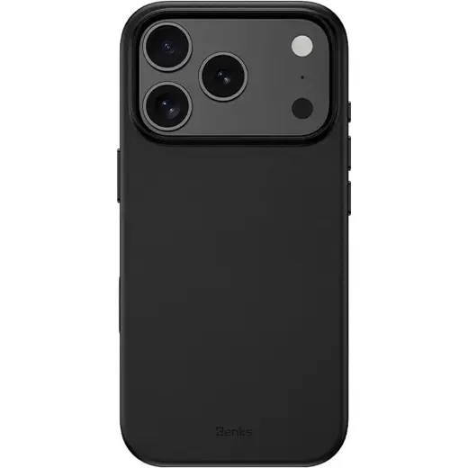 Benks Magnetic Vita Pro Silicone Case (C.K.QY.AP.BK.0073) for Iphone 18 Pro Max/ 17 Pro Max/ black (Camera Control Button)